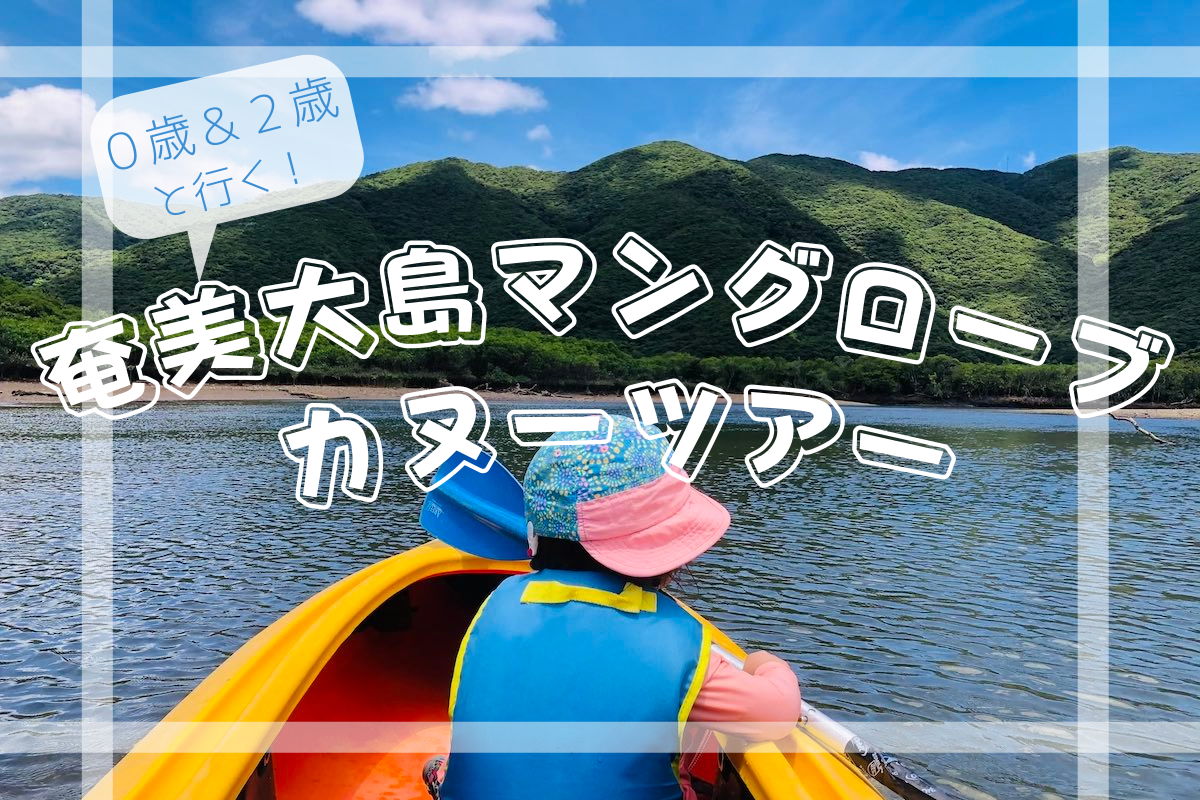 最高 奄美大島旅行で２歳と赤ちゃんと一緒にマングローブカヌーツアー体験 続 週末アウトドアファミリー